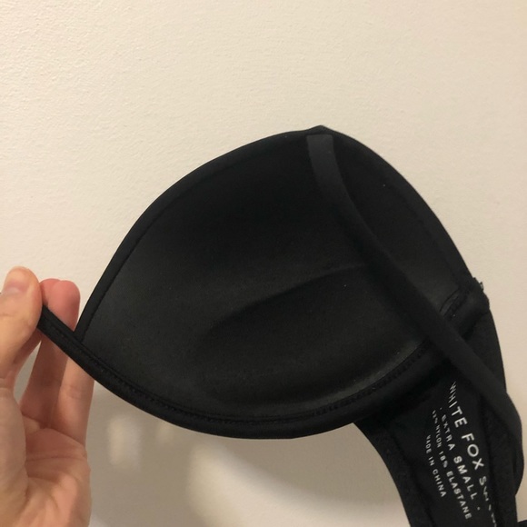 White fox boutique Catalina bikini top in black - Picture 4 of 4